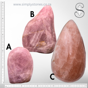 Rose Quartz Giants Calmness, compassion and heart-centred energy.