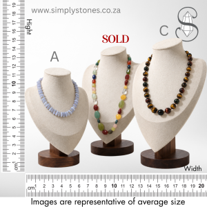 Silk-Knotted Natural Stone Necklaces Vintage jewellery necklace blue lace agate tigerseye hawkseye Simply Stones Online Crystal Store